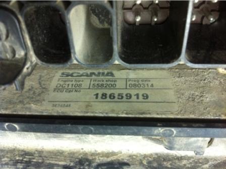 Блок Scania 1865919; PDE; 1DC1108