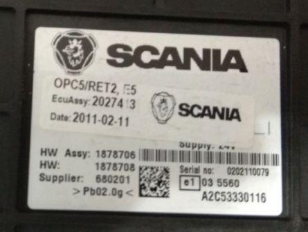 COO SCANIA HW-1878708 HW ASSY-1878706
