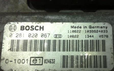Блок MAN TGX, TGA BOSCH 0281020067