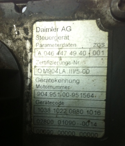 Блок Daimler AG А0464474940